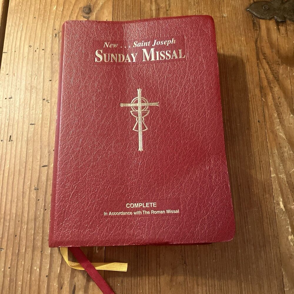 New St Joseph Sunday Missal Complete LARGE PRINT Edition Burgundy 2021 822/10